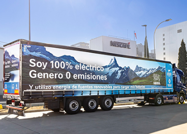 Flota de camiones de Nestlé España