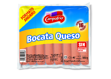 Salchichas Bocata Queso Campofrío