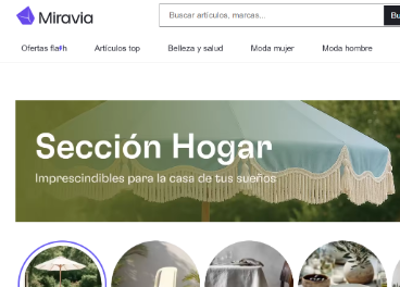 Miravia lanza su canal Home