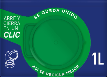 Nuevo tapón unido de Leche Pascual