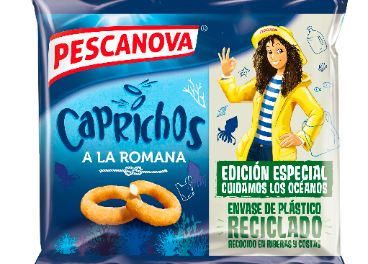 Packaging reciclado de Pescanova