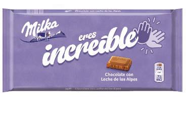 Nuevo envase de chocolate Milka