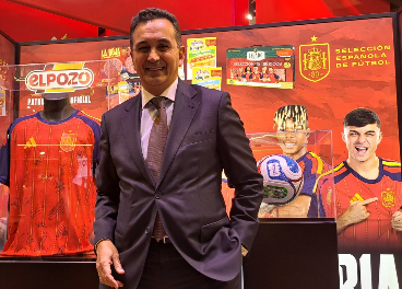 Rafael Fuertes y ElPozo con la selección de fútbol