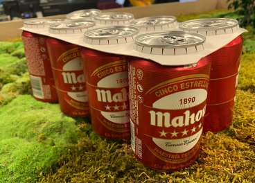 Agrupación de latas de Mahou