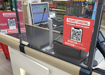 Implantación del ticket digital en Froiz