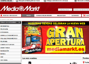 El precio y las condiciones de MediaMarkt están en el catálogo o el sitio  web que dirigen.