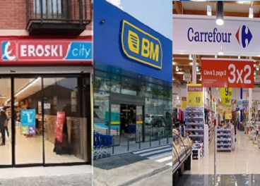 Eroski, Uvesco y Carrefour, líderes en País Vasco
