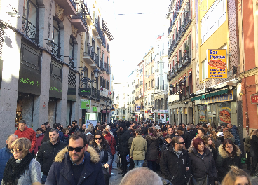 Zona comercial en Madrid