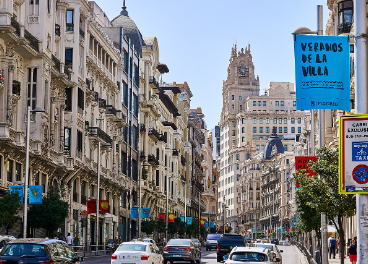 Calle Gran Vía de Madrid