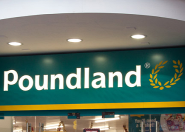 Fachada de tienda de Poundland