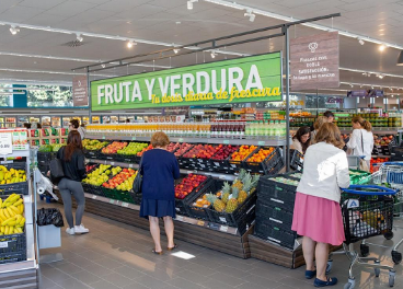 Interior del nuevo Aldi inaugurado en Madrid 