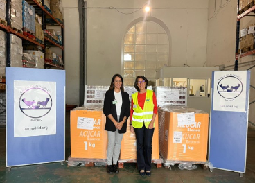 Entrega de alimentos de Mercadona