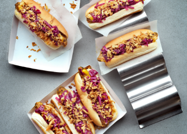 Perrito caliente vegetariano Ikea