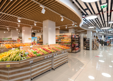 Supermercado moderno de Froiz en Madrid