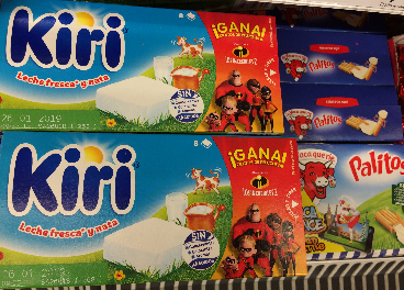 Kiri y La Vaca Que Ríe, productos de Bel