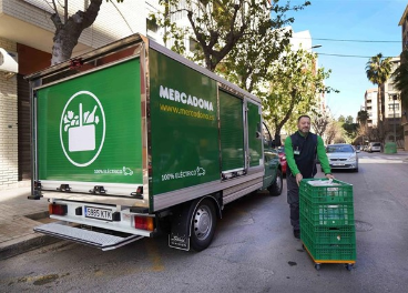 Nuevo camión eléctrico de Mercadona