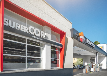 Supercor en gasolinera Repsol