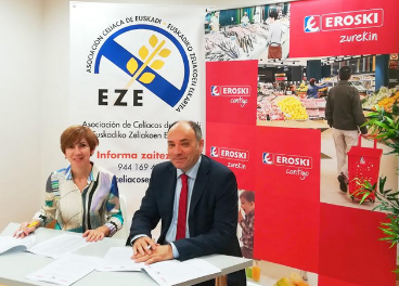 Mireia Apraiz (EZE) y Alejandro Martínez (Eroski)