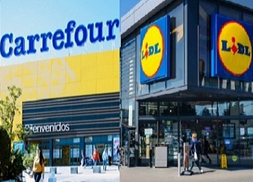 Lidl y Carrefour, únicas cadenas que crecen