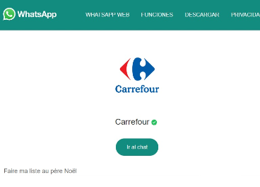 Carrefour testa la venta vía WhatsApp