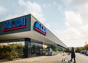 Aldi lidera el crecimiento en superficie comercial