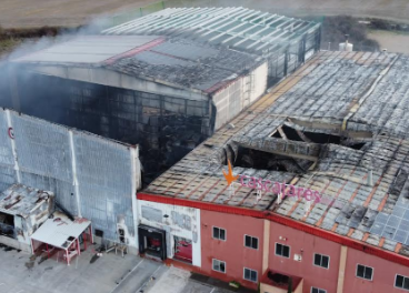 Cascajares después del incendio