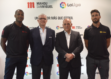 Firma del acuerdo de Mahou San Miguel y LaLiga