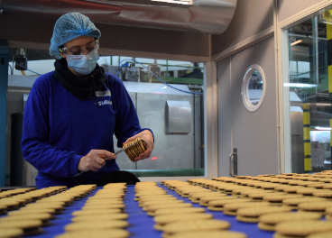 Trabajadora de Galletas Gullón