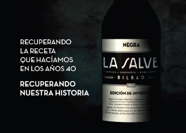 Cerveza negra de La Salve para Navidad