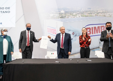 Inauguración de la planta de Bimbo