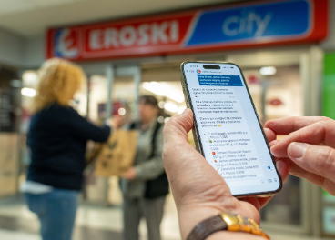 Compra de Eroski por Whatsapp