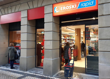 Supermercado Eroski Rapid en San Sebastián