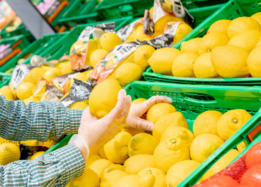 Relación entre compras y renta per cápita