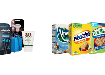 Wilkinson, Bulldog Skincare y Weetabix