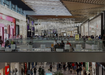 Los centros comerciales aumentan ventas un 8,3%