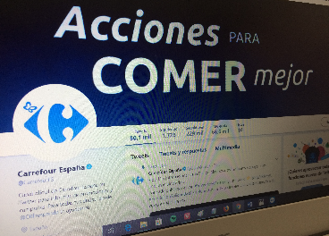 Perfil de Carrefour España en Twitter