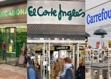 Mercadona, El Corte Inglés, Carrefour e IA