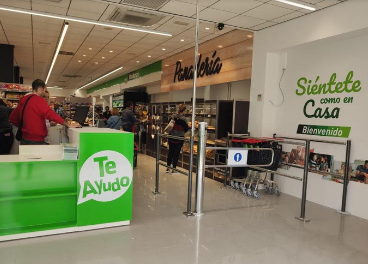 Interior de supermercado de Covirán