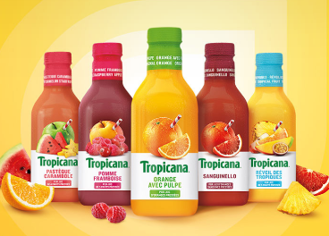 Productos de Tropicana (PepsiCo) en Francia