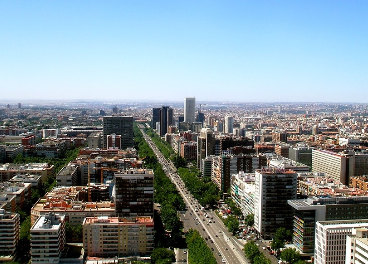 Paseo de la Castellana de Madrid