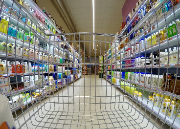 Carrito en el supermercado