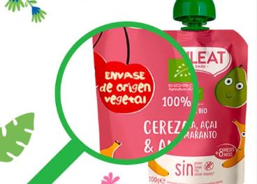 Envase origen vegetal de Smileat