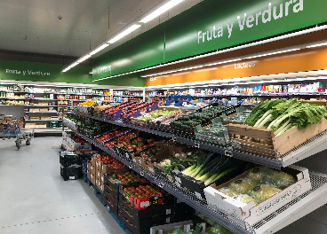 Interior de un GMcash de Logroño