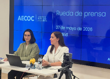 Ángeles Zabaleta y Rosario Pedrosa
