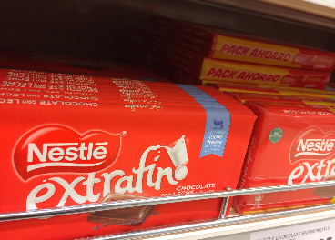 Tabletas de chocolate de Nestlé