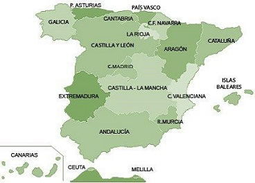 Mapa autonómico de España