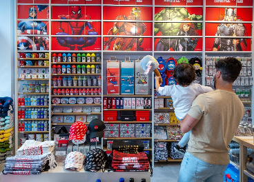 Interior de tienda de Miniso