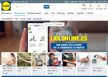 Nueva tienda online de Lidl