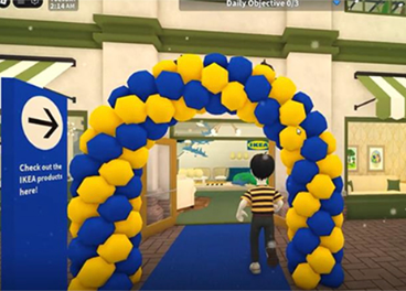 Proyecto piloto de Ikea en Roblox