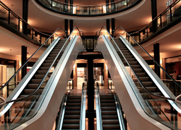 Afluencia en centros comerciales